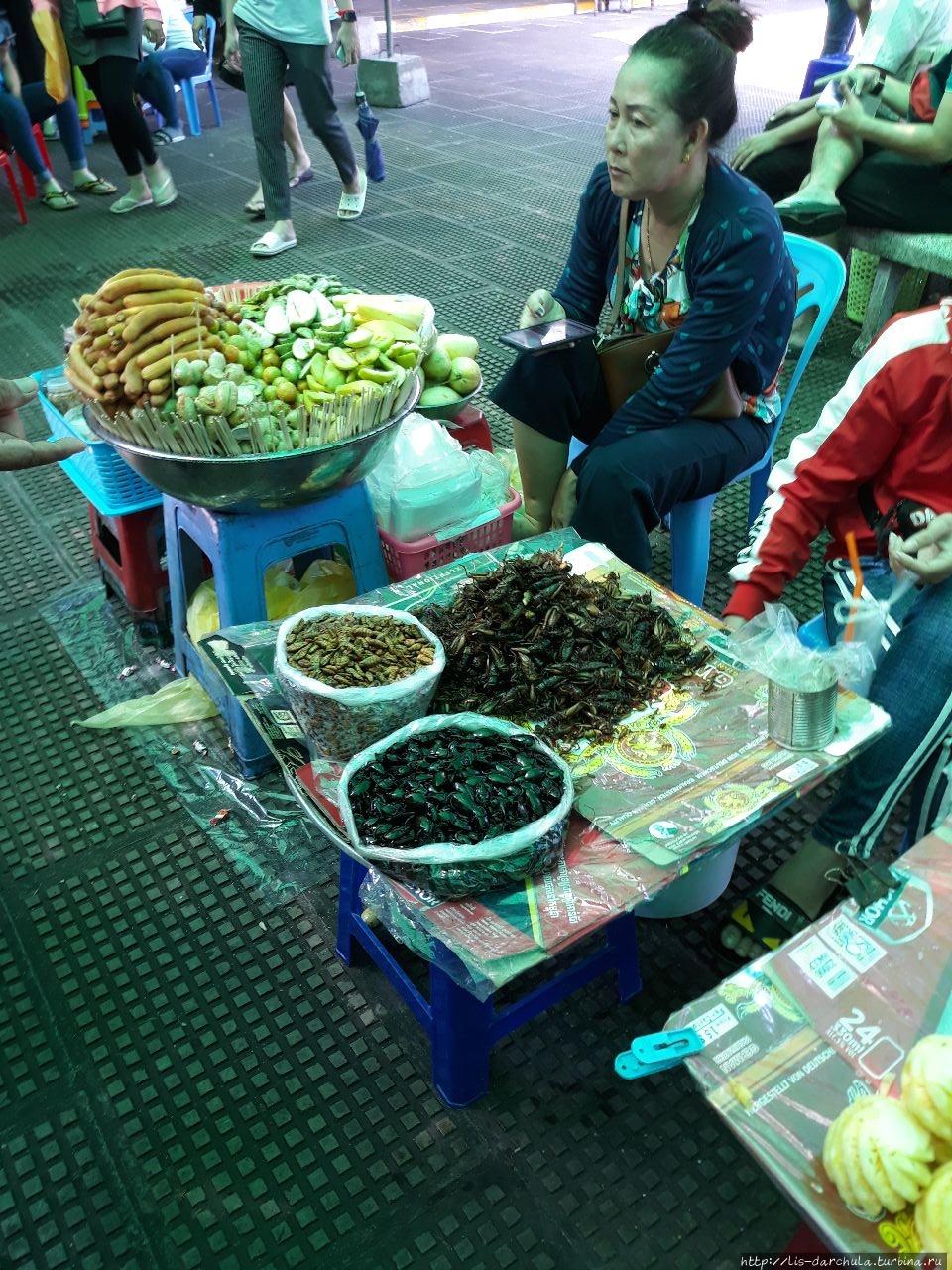 На рынке. Камбоджа