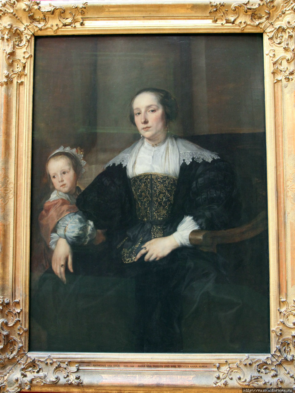Ван Дейк. Портрет жены и дочери Мюнхен, Германия