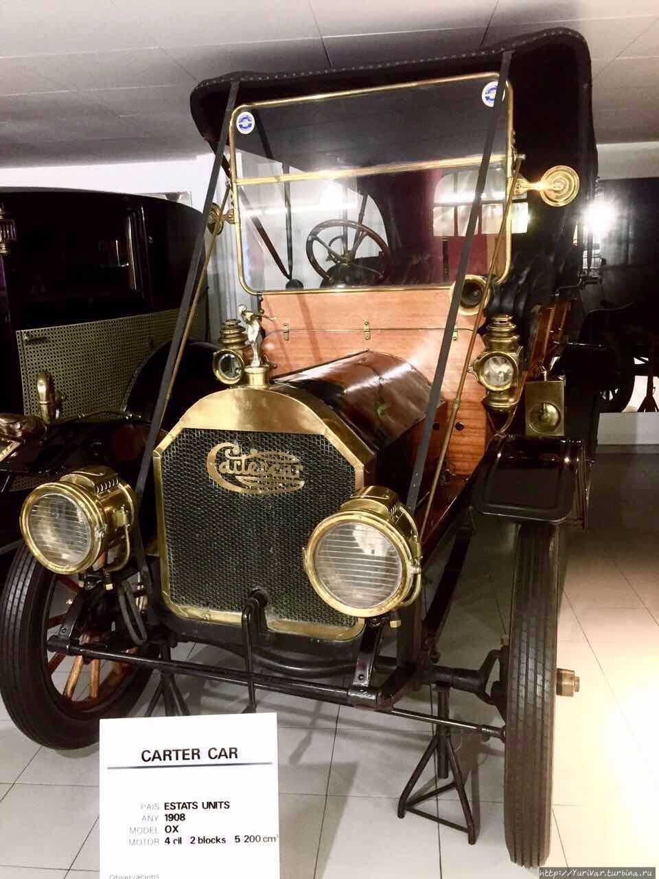 Автомобиль Carter ( США) 1908 г. Энкамп, Андорра