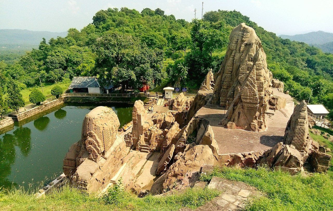 Храм Масрур Кангра, Индия