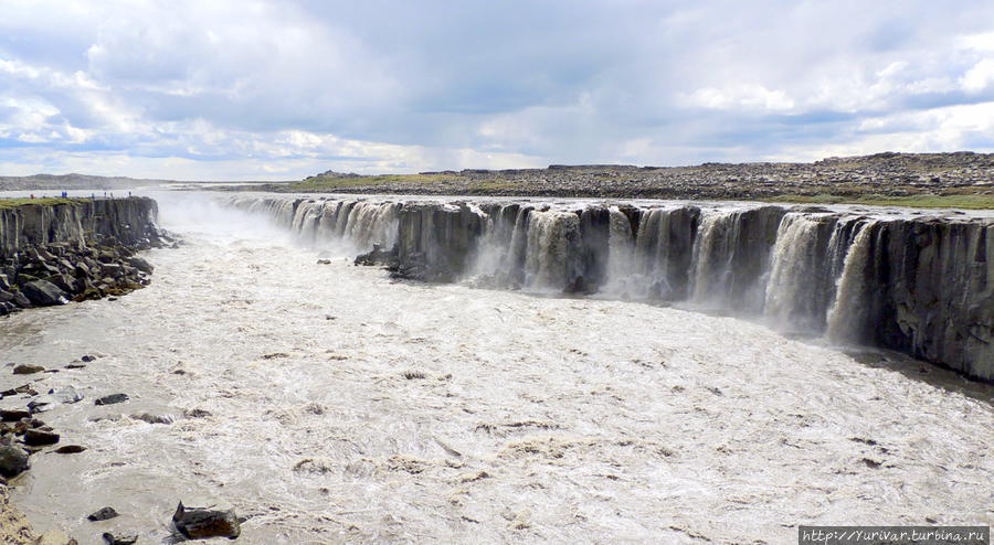 Водопад Селфосс Деттифосс водопад, Исландия