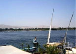 Вид на Нил с набережной Луксора.