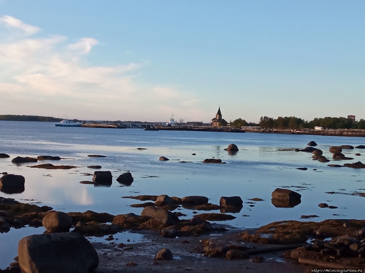 Рассвет над Поповым Островом Рабочеостровск, Россия