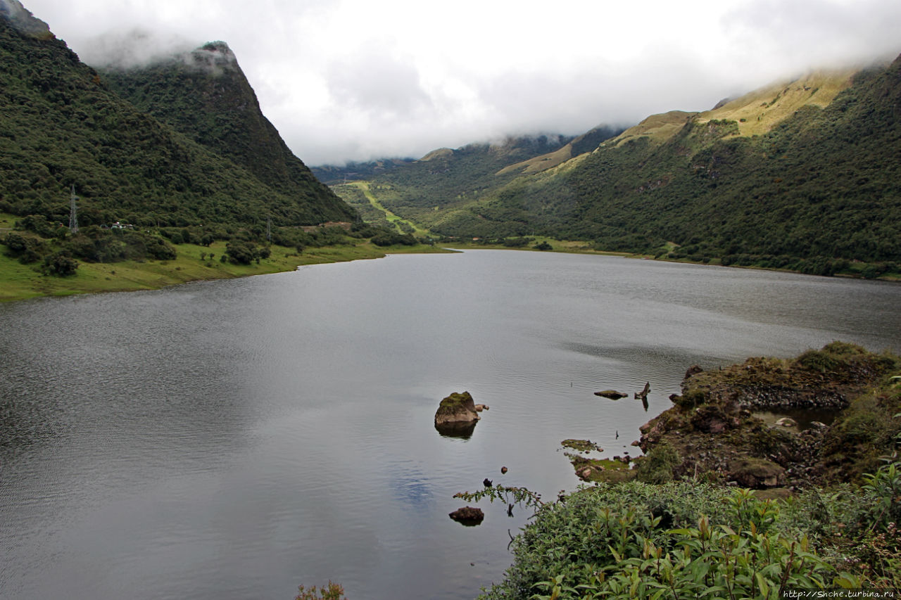 N.P. Cayambe-Coca — горы, реки, водопады. Дорога в облаках Кайамбе-Кока Экологический Заповедник, Эквадор