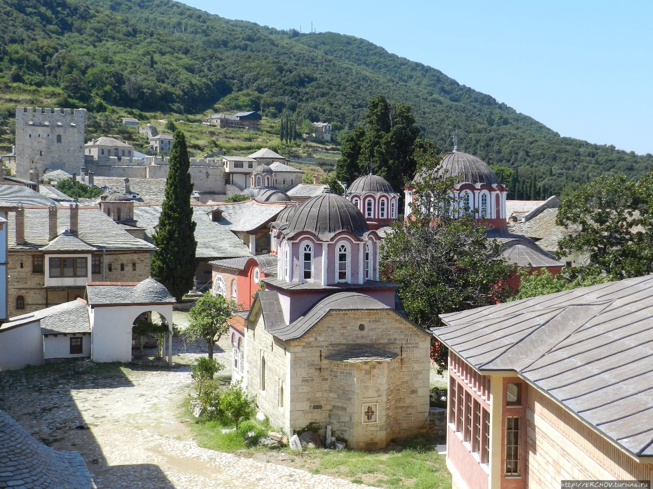 Великая Лавра Монастырь Великая Лавра (Афон), Греция