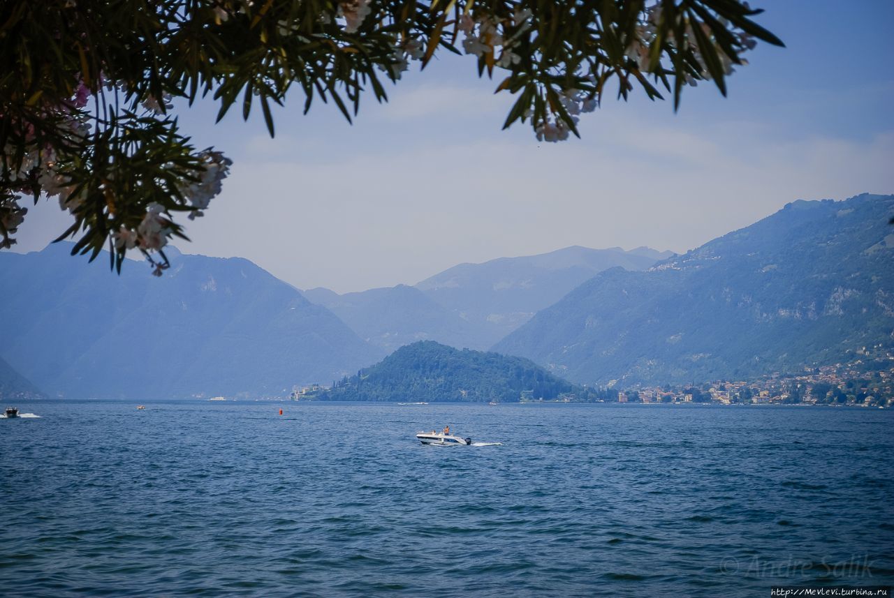 В живописном месте озера Комо Белладжо, Италия