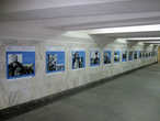Экспозиция, посвященная жизни и деятельности нашего земляка в переходе станции метро.