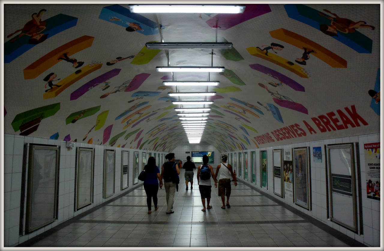 Подземные переходы с творческим уклоном Макати, Филиппины