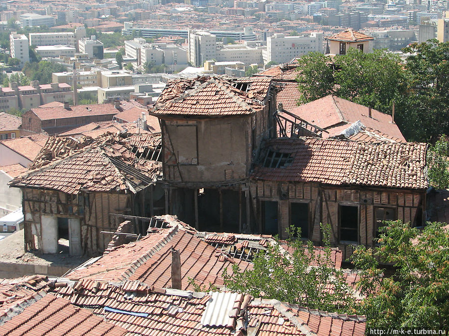 Виды с башни восточной стены Анкара, Турция