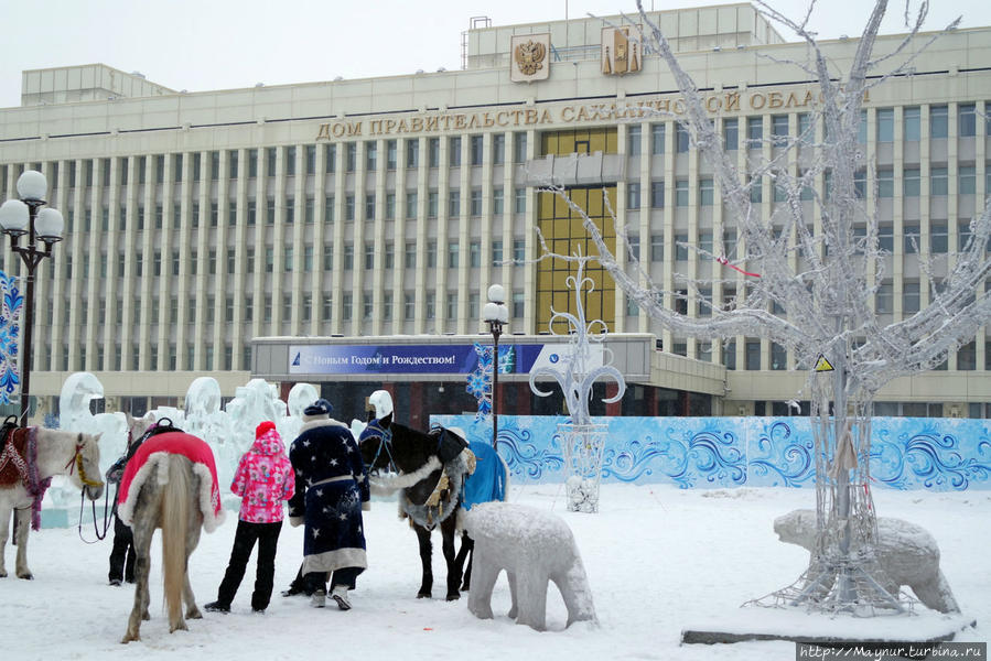 Зимние  зарисовки Южно-Сахалинск, Россия