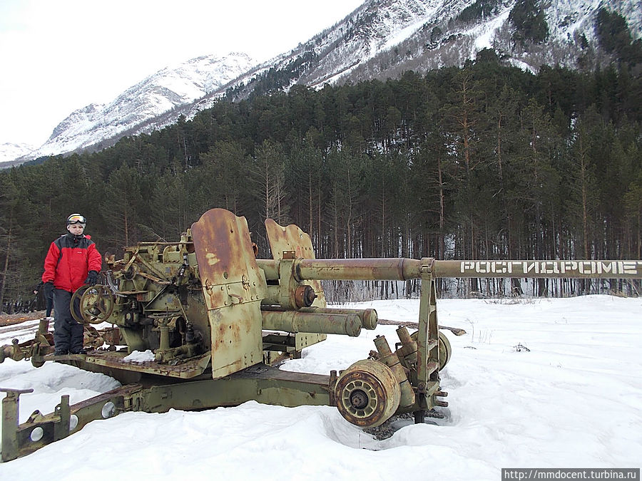 Пушка против лавин Кабардино-Балкария, Россия