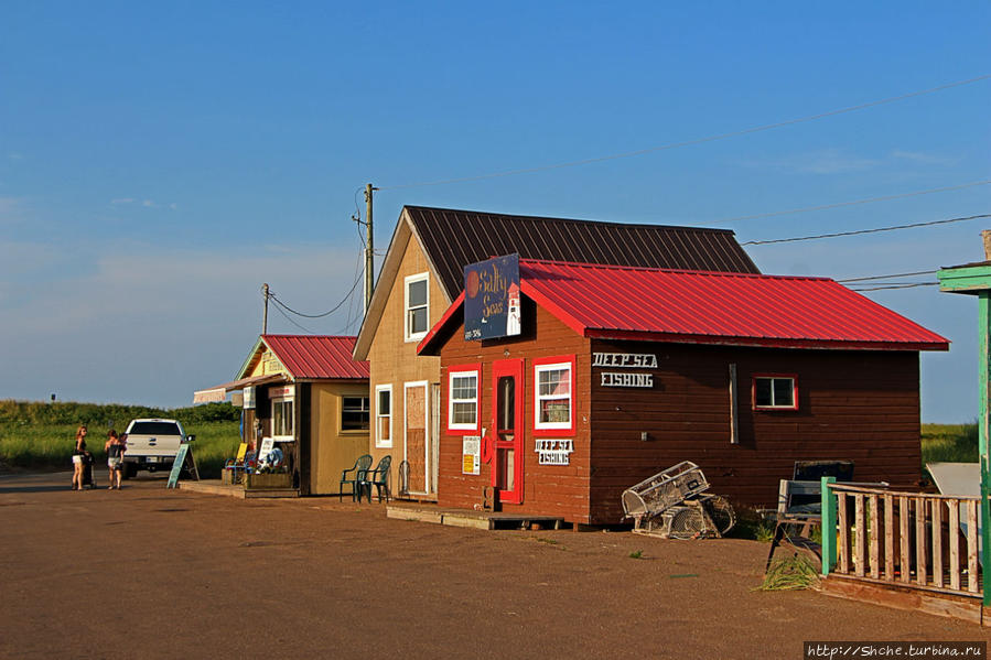 Стенхоуп — еще одна популярная деревенька с seefood-бистро Стэнхоуп, Канада