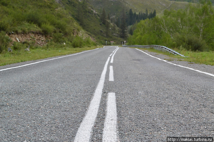 Километры алтайских дорог