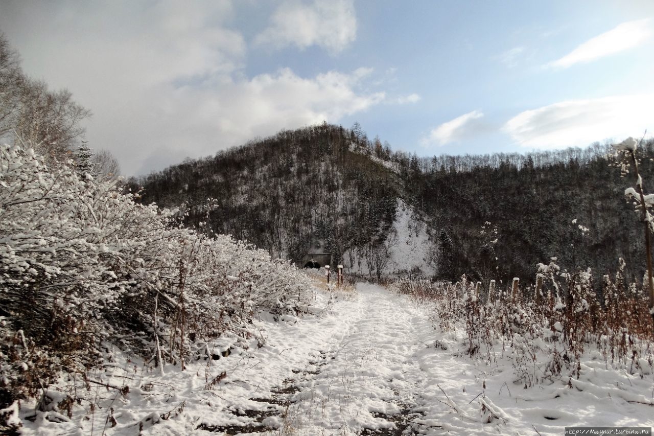 Грязевой вулкан и заброшенная ж/д Южно-Сахалинск, Россия Грязевой вулкан и заброшенная ж/д Южно-Сахалинск, Россия