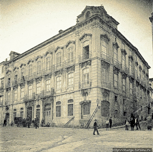 1900 г. Дворец Графов Barbacena. Из интернета Лиссабон, Португалия