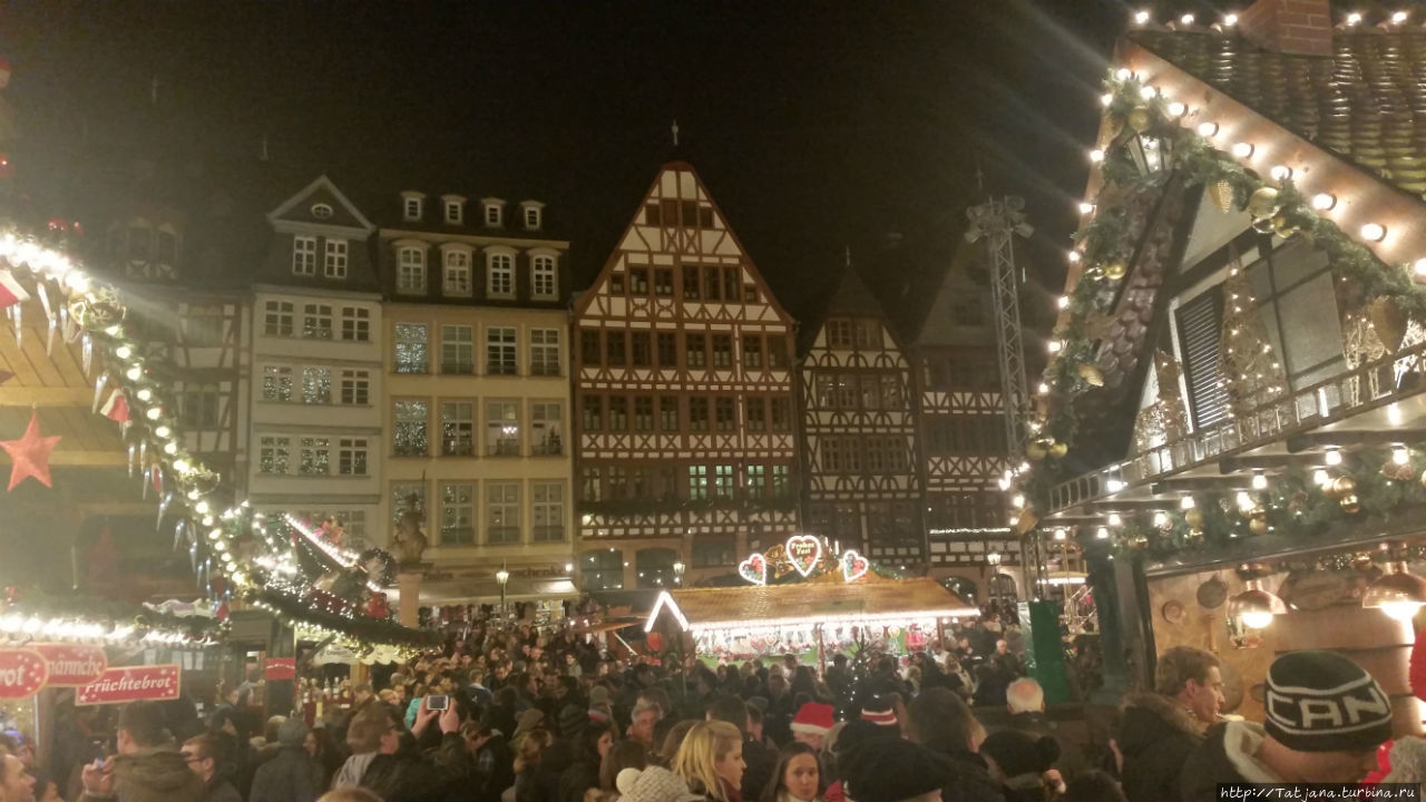 Рождественские ярмарки в Германии Франкфурт-на-Майне, Германия