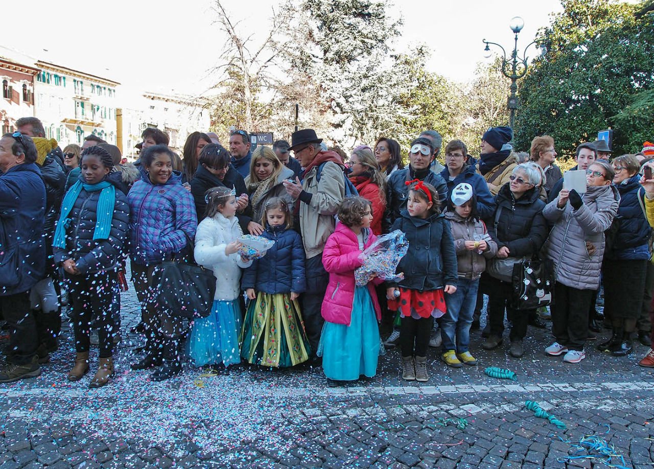 Карнавальное шествие в Вероне Верона, Италия