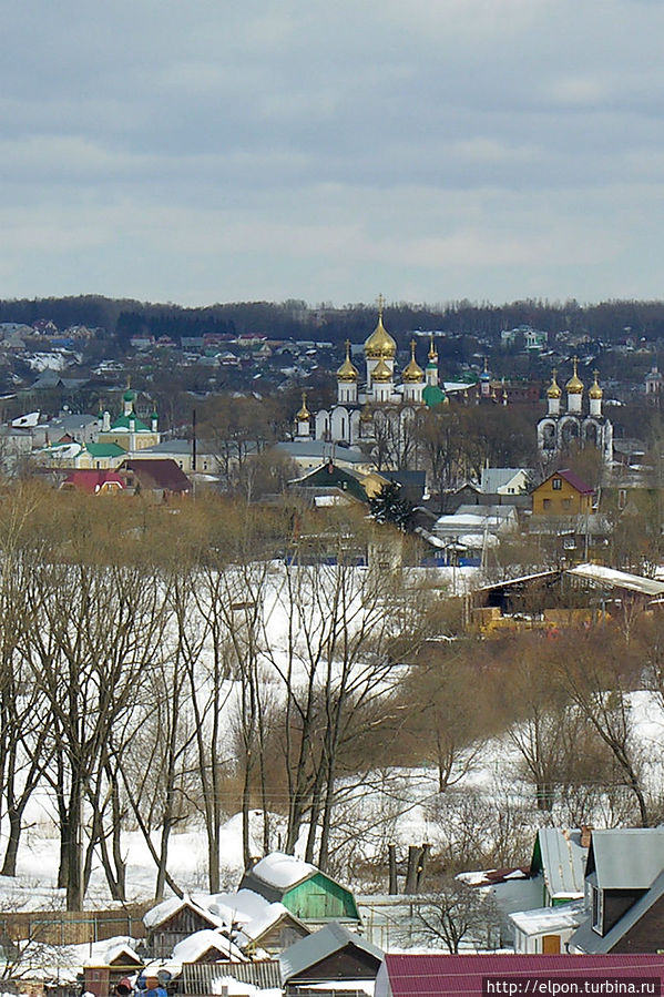 Вид на Никольский монастырь Переславль-Залесский, Россия