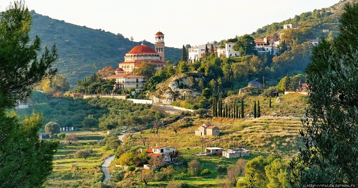 Свято-Троицкий монастырь Остров Эгина, Греция
