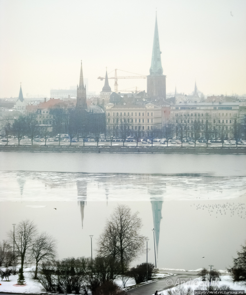 Рига в январе Рига, Латвия