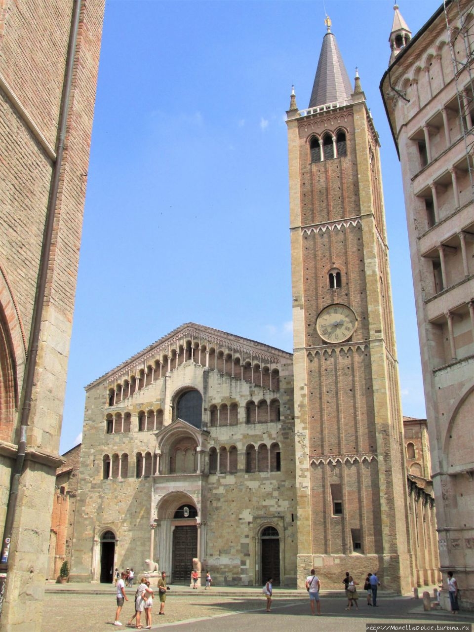 Пешеходный маршрут в городе Parma Парма, Италия