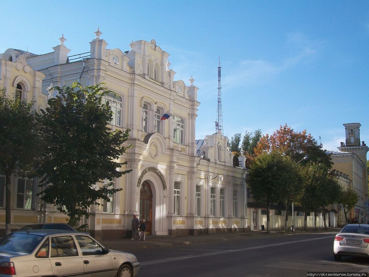 Центр Смоленска в осенний день Смоленск, Россия