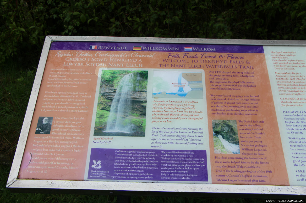 Водопады Хенрхид Коэльбрэн, Великобритания