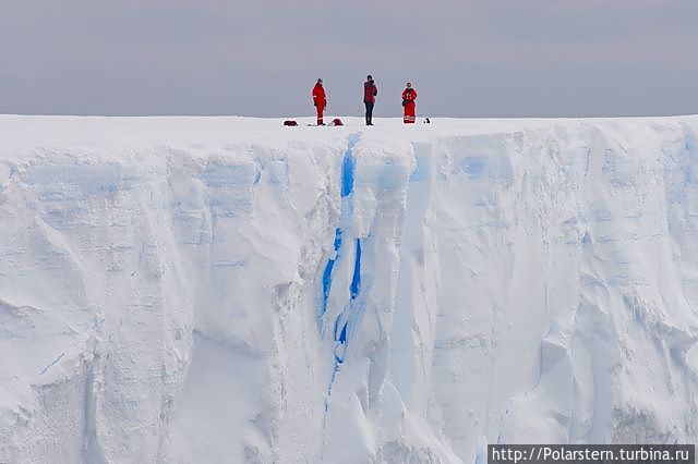 Прогулка по леднику Атка Айспорт, Антарктида