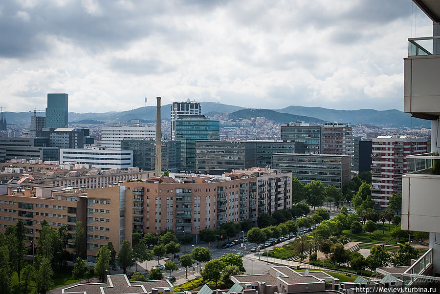 Панорама Барселоны Барселона, Испания