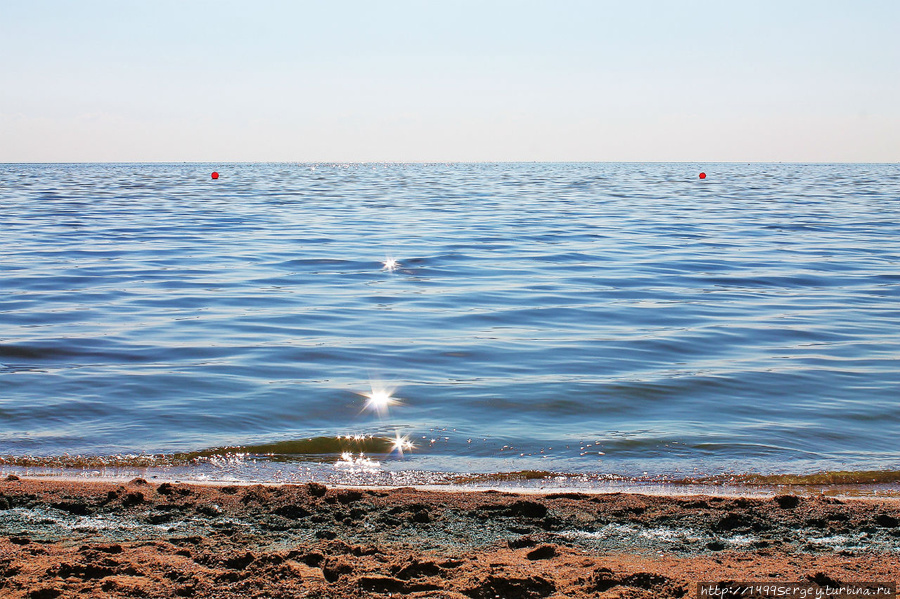 Синь небес с белизной облаков отражались в водах залива