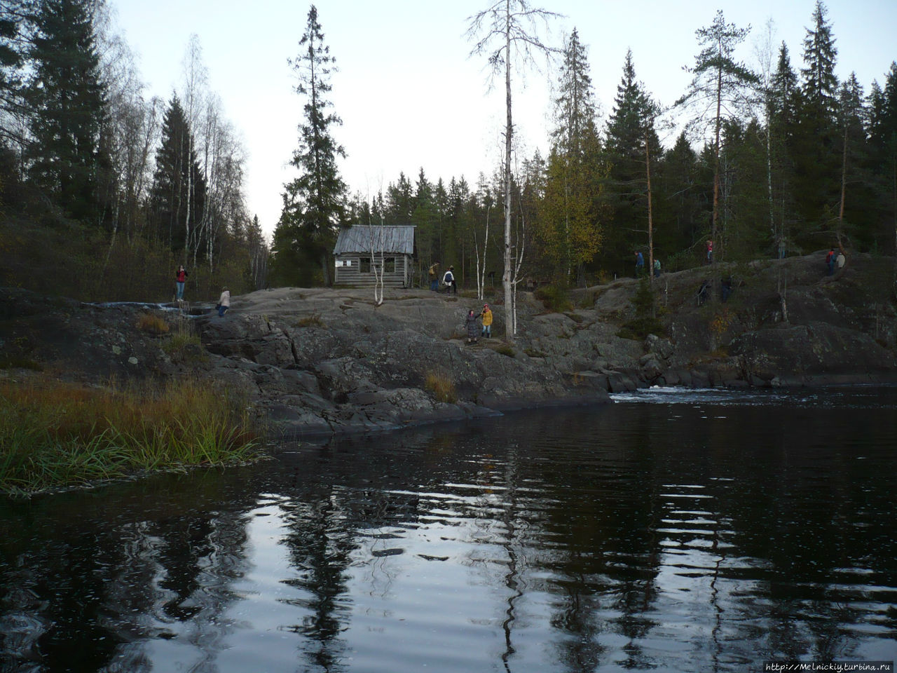 Водопад Ахинкоски Рускеала, Россия