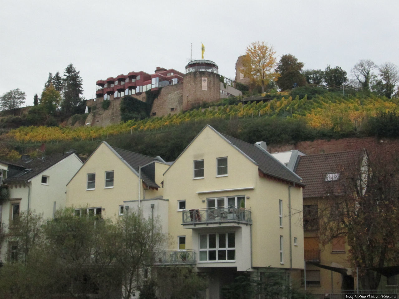 Резиденция графов фон Шпонхайм — замок Кауценбург (1205г.) Бад-Кройцнах, Германия