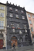 Чёрная каменица (Чорна Кам’яниця — по-украински) представляет собой образец ренессансной архитектуры. Построена она была в 1577 году архитектором П.Красовским. Сейчас здесь расположено одно из отделений Львовского исторического музея