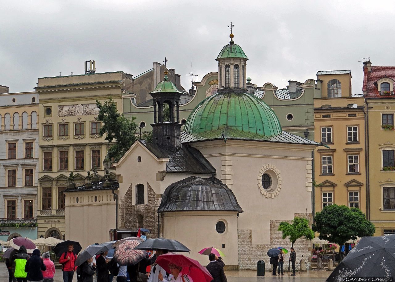 Главная Рыночная площадь Краков, Польша