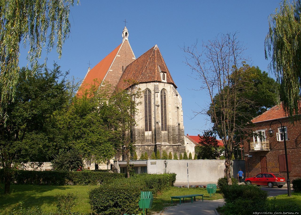И это тоже базилика, главный архитектурный памятник городка Вишлица, Польша