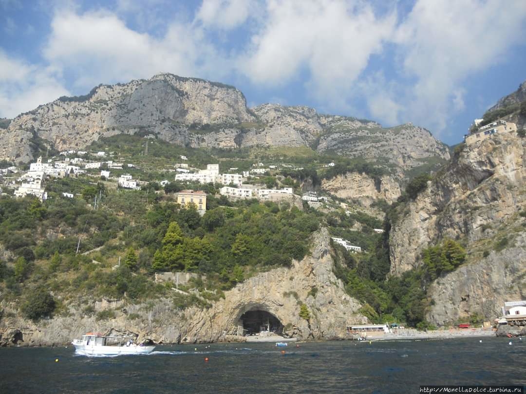 От Positano до Salerno вдоль побережья на скутере Костьера-Амальфиана – Амальфийское побережье, Италия