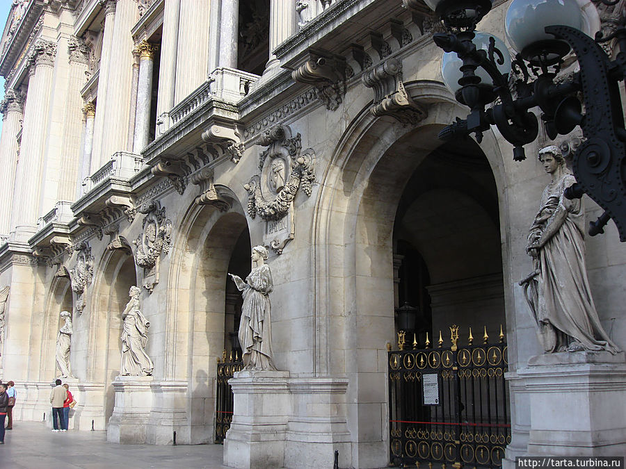 Здание эпохи Наполеона III, построенное по проекту Шарля Гарнье. Париж, Франция