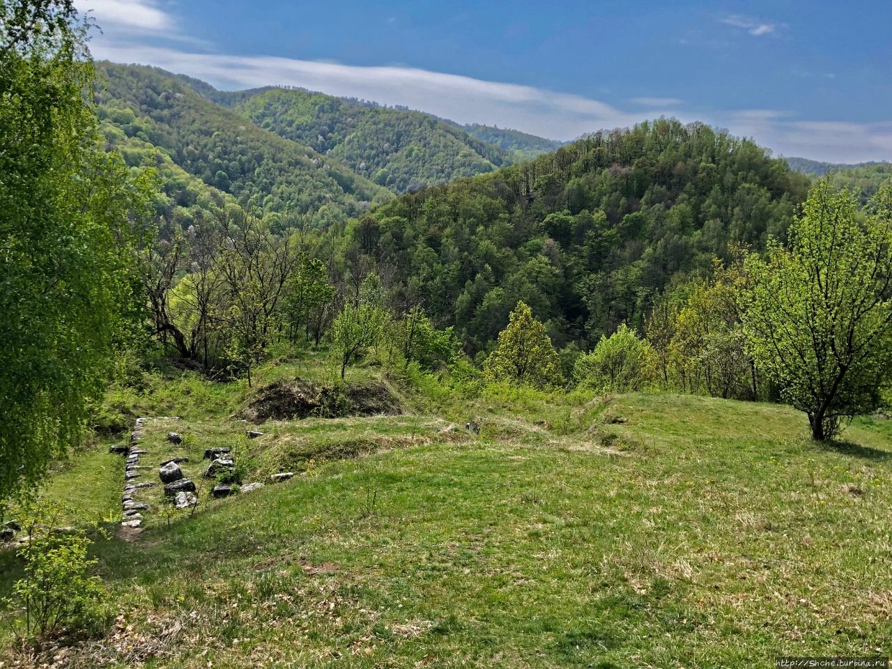 Дакийский форт в Костешты Костешты (Хунедоара), Румыния