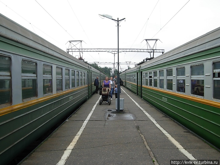 На электропоезде продолжи