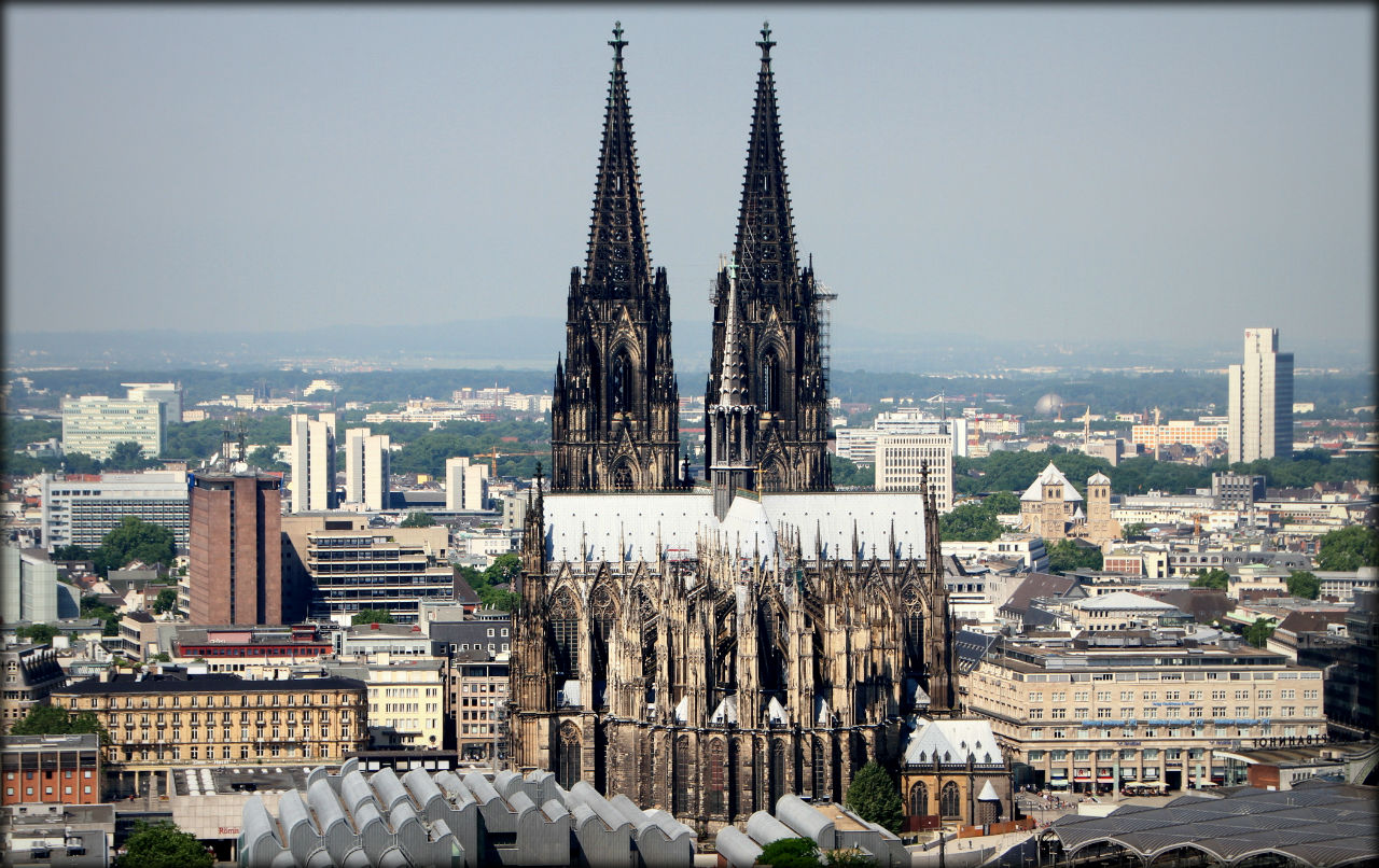 Смотровая площадка Кёльнского собора Кёльн, Германия