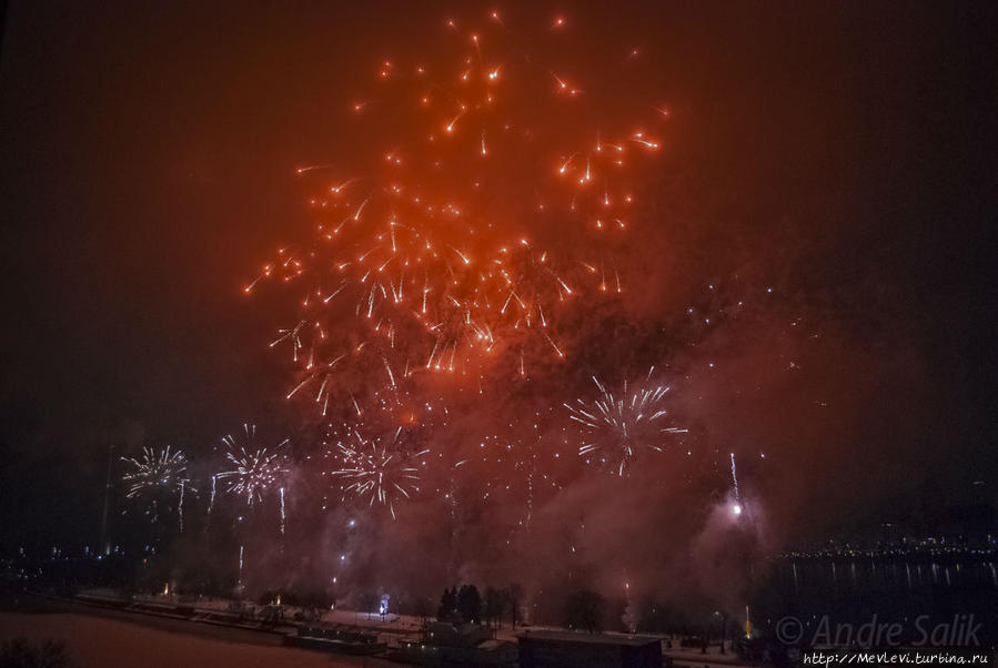 Празднование Нового года Рига, Латвия