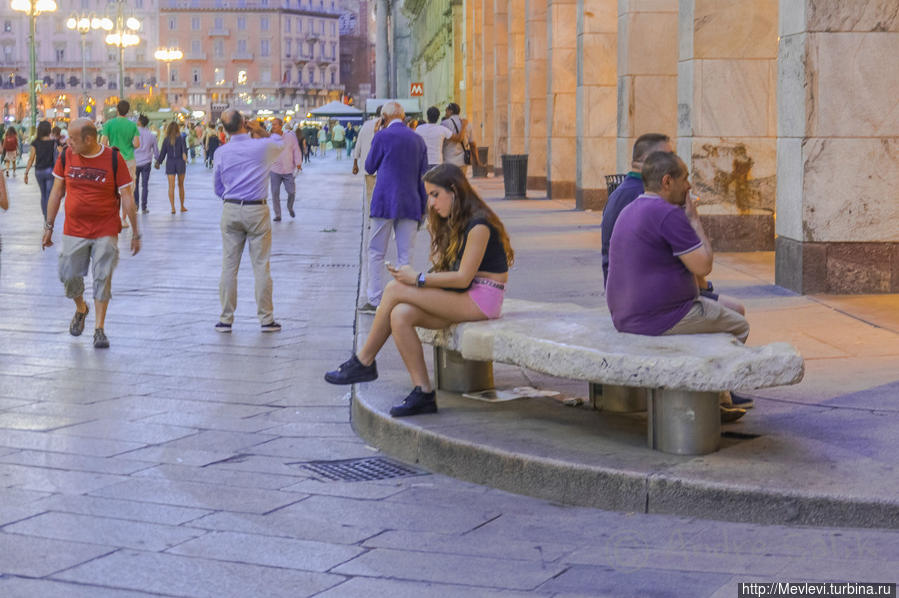 На террасе Универмага La Rinascente — Милан, Италия Милан, Италия