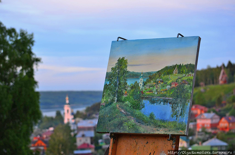 Пейзаж Плеса Плёс, Россия