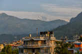 Вид из окон нашего отеля в Покхаре.