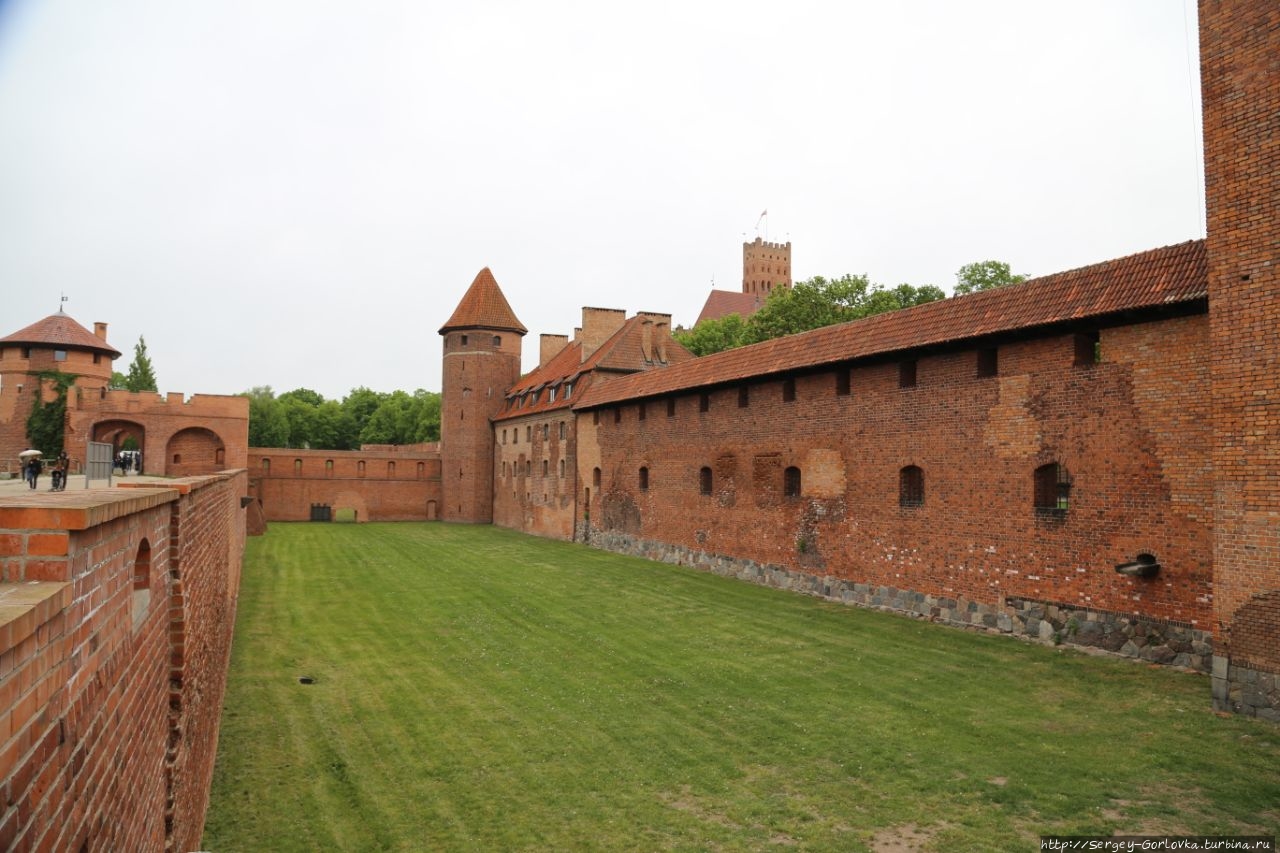 Столица  тевтонских  рыцарей Мальборк, Польша