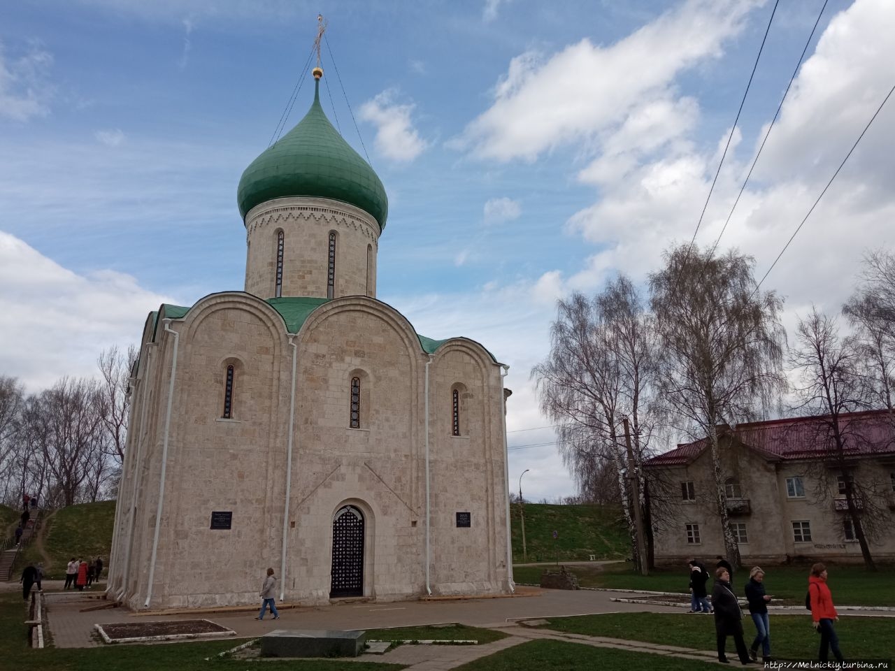 Небольшая прогулка по Красной площади Переславль-Залесский, Россия