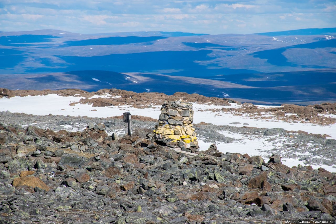 Высшая точка Финляндии на Высшая точка Финляндии на