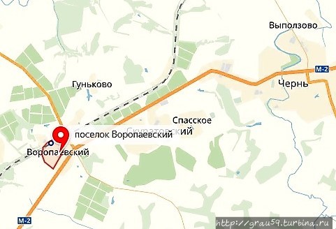 Чернь тульская область карта