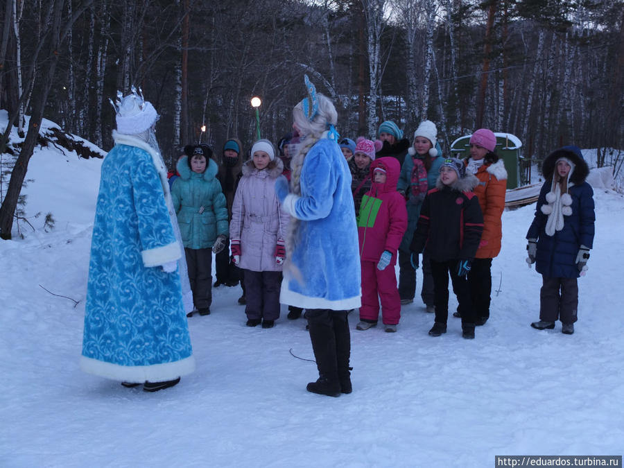 В гости к Деду Морозу))) Красноярск, Россия