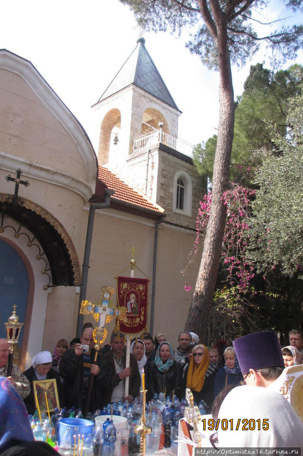 В Хайфе на православном празднике Крещения Господня Хайфа, Израиль